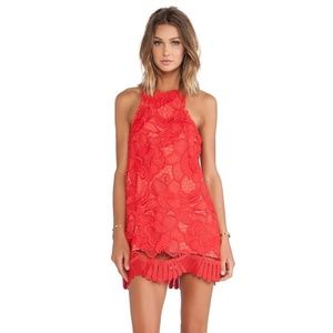 Lovers + Friends Red Caspian Shift Dress